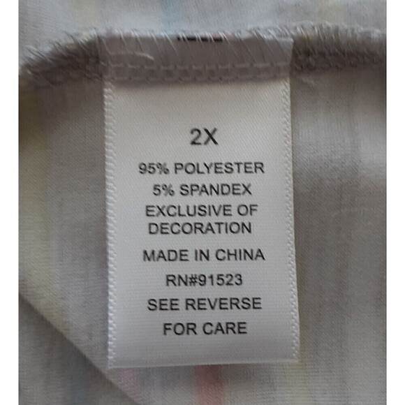 NWT Roudelain Size 2X Women's Mama Llama Striped T-Shirt - Picture 7 of 7